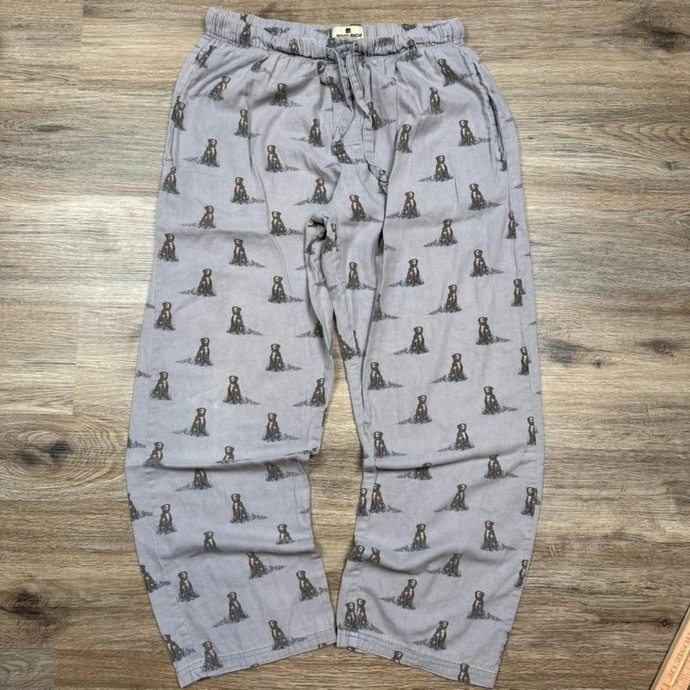 purple woolrich dog pajama pants
